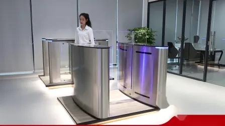 Automatische RFID-Fingerabdruck-Gesichtserkennungs-Klappen-Sperr-Drehkreuz-Tor-Zugangskontrolle