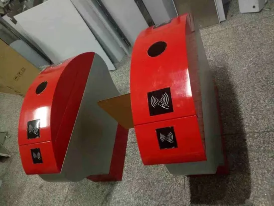 Acrylklappen-Sperrtor-Fingerabdruck-RFID-Kartenleser-Sicherheits-Drehkreuz