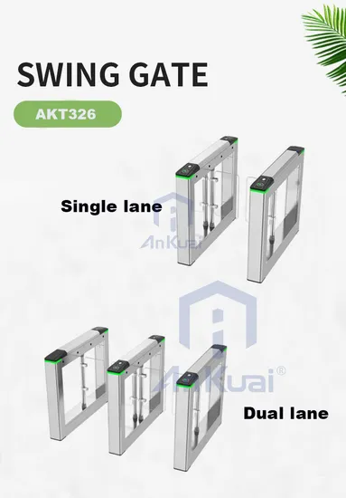 Ankuai Großhandel Drehkreuz Speed Gate Drehkreuz Preis Optische Halbhöhe Drehkreuze